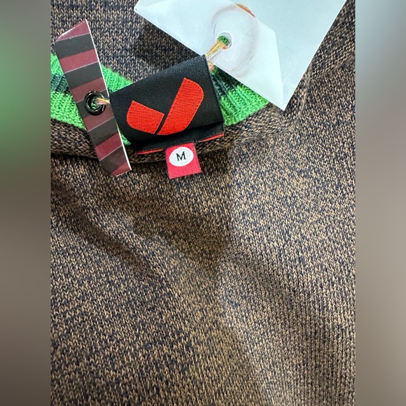 Happy Sheep Dress Brown with Green highlight wear with Boots Sise M NWT 349 Euro - Picture 4 of 5